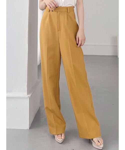 RESEXXY（リゼクシー）の「ベーシックカラーストレートパンツ（その他パンツ・レディース・アイボリー/ピンク/イエロー/グリーン/ブルー・FREE）」の4枚目の写真