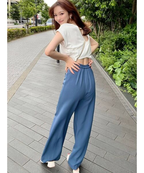 RESEXXY（リゼクシー）の「ベーシックカラーストレートパンツ（その他パンツ・レディース・アイボリー/ピンク/イエロー/グリーン/ブルー・FREE）」の21枚目の写真