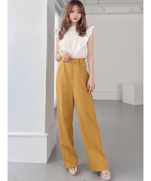 RESEXXY（リゼクシー）の「ベーシックカラーストレートパンツ（その他パンツ・レディース・アイボリー/ピンク/イエロー/グリーン/ブルー・FREE）」の17枚目の写真