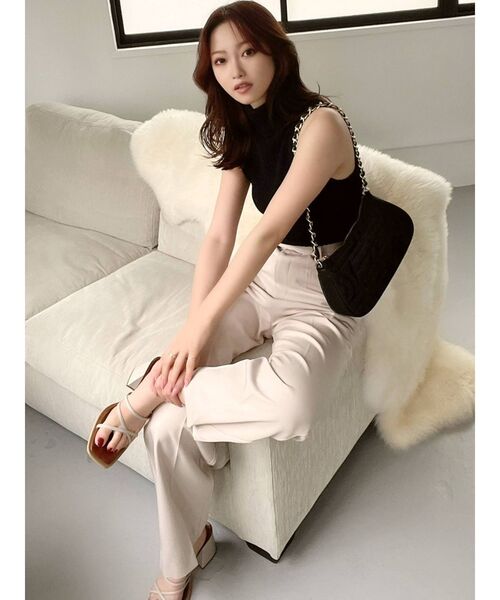 RESEXXY（リゼクシー）の「ベーシックカラーストレートパンツ（その他パンツ・レディース・アイボリー/ピンク/イエロー/グリーン/ブルー・FREE）」の19枚目の写真