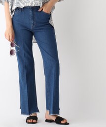 OPAQUE.CLIP | カットオフフレアデニム(デニムパンツ)