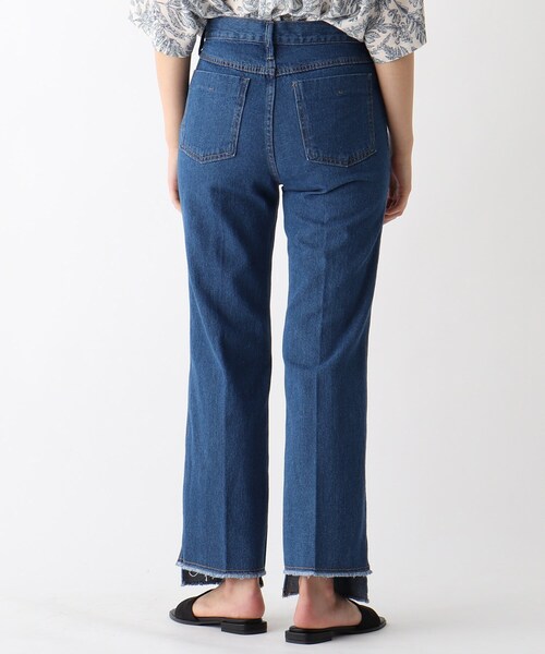 OPAQUE.CLIP（オペークドットクリップ）の「◆カットオフフレアデニム（デニムパンツ・レディース・グレー系その他/ブルー・36/38/40/42）」の19枚目の写真