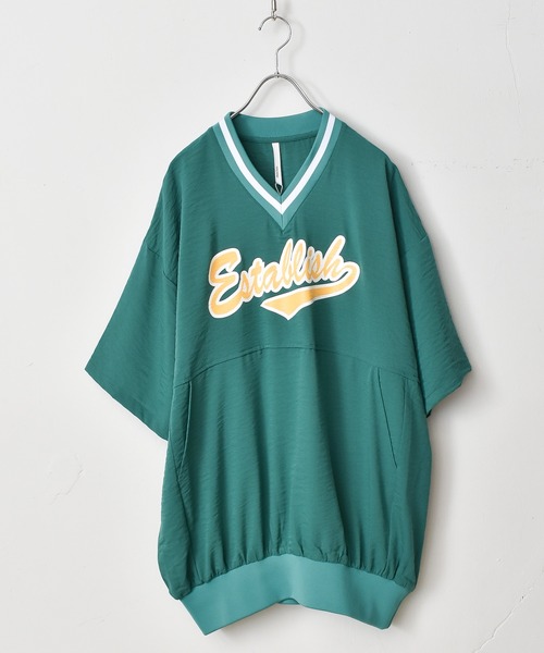 Starting Over（スターティングオーバー）の「プリントゲームシャツ（シャツ/ブラウス・メンズ・パープル/グリーン/ダークブルー/チャコール・M/L）」の3枚目の写真