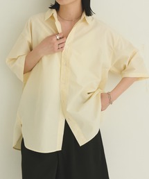Aunt Marie's | オーバーサイズハーフスリーブシャツ(シャツ/ブラウス)