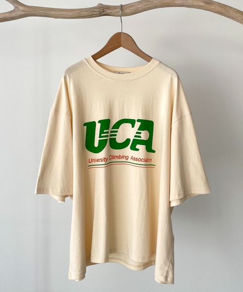 CANAL JEAN(キャナルジーン)の「El mar UCAオーバーサイズ半袖Tシャツ(Tシャツ/カットソー・レディース・ホワイト/グレー/クリーム・ONE SIZE)」の16枚目の写真