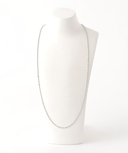 PHILIPPE AUDIBERT（フィリップ オーディベール）の「【別注】＜PHILIPPE AUDIBERT(フィリップオーディベール)＞メタルビーズ ネックレス/シルバーカラー（ネックレス・レディース・シルバー・FREE）」の4枚目の写真