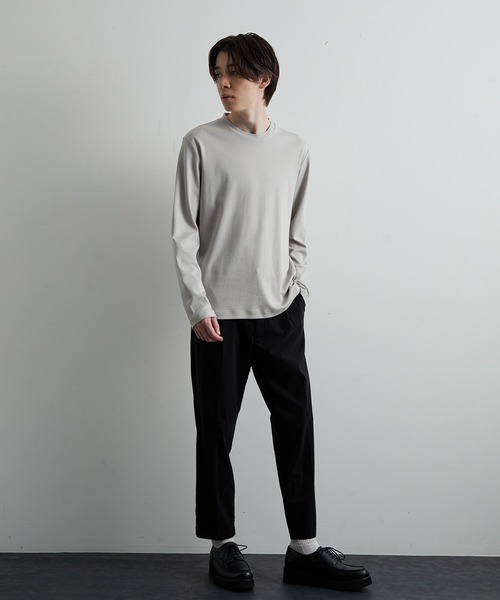 JUNRED(ジュンレッド)の「バックハイネックカットソー(Tシャツ/カットソー・メンズ・ホワイト/チャコールグレー/グレー・LL/M/L)」の11枚目の写真