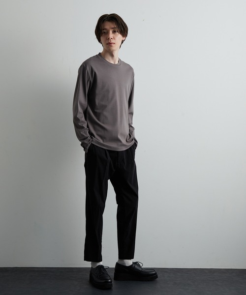JUNRED(ジュンレッド)の「バックハイネックカットソー(Tシャツ/カットソー・メンズ・ホワイト/チャコールグレー/グレー・LL/M/L)」の12枚目の写真