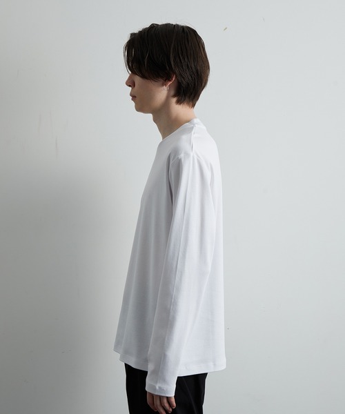 JUNRED(ジュンレッド)の「バックハイネックカットソー(Tシャツ/カットソー・メンズ・ホワイト/チャコールグレー/グレー・LL/M/L)」の21枚目の写真