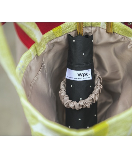 Wpc. Patterns（ダブリュピーシーパターンズ）の「Wpc. Patterns　ゴブラン織トートバッグ（トートバッグ・レディース・ホワイト系その他/グリーン系その他/ネイビー×ホワイト・FREE）」の4枚目の写真