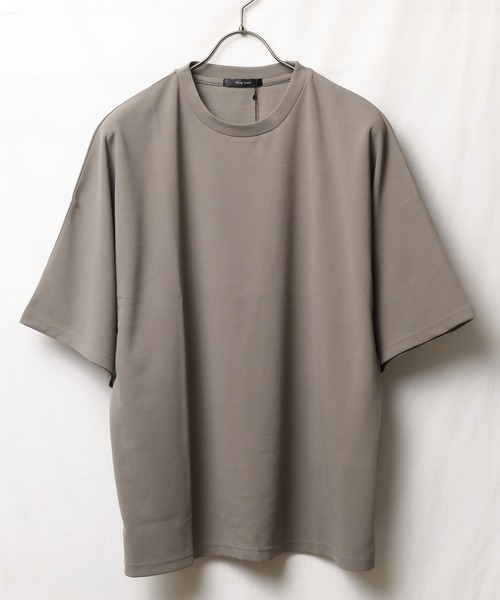 Bling Leads(ブリングリーズ)の「『Bling leads』梨地オーバーサイズクルーネックT(Tシャツ/カットソー・レディース・チャコールグレー/ライトグレー/ブラック/グレイッシュベージュ/ホワイト・MEDIUM/LARGE)」の14枚目の写真