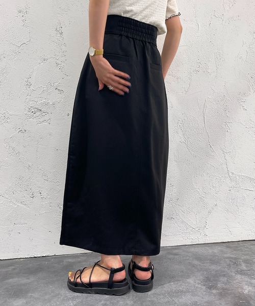 apres jour mignon(アプレジュールミニョン)の「ラップスカート【ZOZOTOWN限定アイテム】(スカート・レディース・チャコールグレー/ブラック/ブラック系その他・SMALL/MEDIUM/X-LARGE)」の6枚目の写真