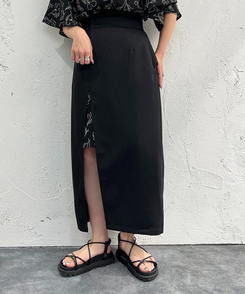 apres jour mignon(アプレジュールミニョン)の「ラップスカート【ZOZOTOWN限定アイテム】(スカート・レディース・チャコールグレー/ブラック/ブラック系その他・SMALL/MEDIUM/X-LARGE)」の10枚目の写真