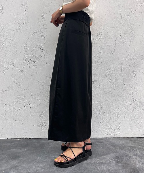 apres jour mignon(アプレジュールミニョン)の「ラップスカート【ZOZOTOWN限定アイテム】(スカート・レディース・チャコールグレー/ブラック/ブラック系その他・SMALL/MEDIUM/X-LARGE)」の5枚目の写真