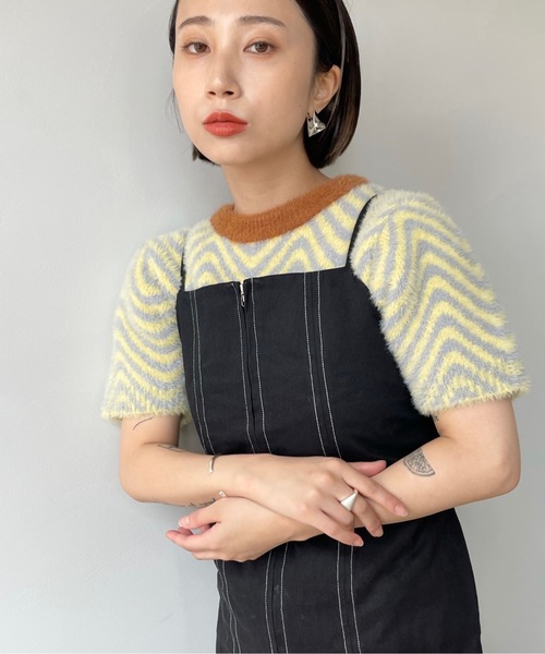 SANSeLF（サンセルフ）の「フロントジップオールインワン【SANSeLF】sanw22a033（つなぎ/オールインワン・レディース・ホワイト/ブラック・FREE）」の12枚目の写真