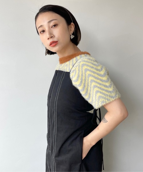 SANSeLF（サンセルフ）の「フロントジップオールインワン【SANSeLF】sanw22a033（つなぎ/オールインワン・レディース・ホワイト/ブラック・FREE）」の14枚目の写真