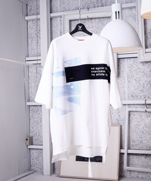 rovtski（ロフトスキー）の「DREAM ME PREMIUM T SHIRT/オーバーサイズ ドリーミー プレミアムTシャツ（Tシャツ/カットソー・メンズ・グリーン系その他/イエロー系その他/ホワイト系その他2/ホワイト系その他3/ブラック系その他2/ホワイト系その他/ブラック系その他/ホワイト系その他4/ホワイト系その他5/ブラック系その他3/ブラック系その他4/ブラック系その他5・FREE）」の3枚目の写真