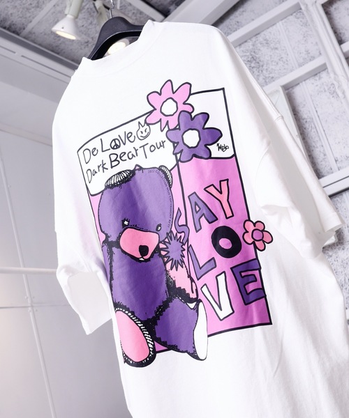 rovtski（ロフトスキー）の「DREAM ME PREMIUM T SHIRT/オーバーサイズ ドリーミー プレミアムTシャツ（Tシャツ/カットソー・メンズ・グリーン系その他/イエロー系その他/ホワイト系その他2/ホワイト系その他3/ブラック系その他2/ホワイト系その他/ブラック系その他/ホワイト系その他4/ホワイト系その他5/ブラック系その他3/ブラック系その他4/ブラック系その他5・FREE）」の6枚目の写真