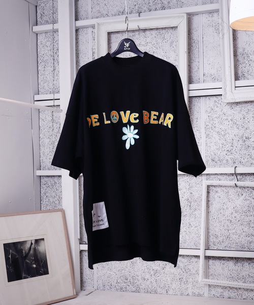 rovtski（ロフトスキー）の「DREAM ME PREMIUM T SHIRT/オーバーサイズ ドリーミー プレミアムTシャツ（Tシャツ/カットソー・メンズ・グリーン系その他/イエロー系その他/ホワイト系その他2/ホワイト系その他3/ブラック系その他2/ホワイト系その他/ブラック系その他/ホワイト系その他4/ホワイト系その他5/ブラック系その他3/ブラック系その他4/ブラック系その他5・FREE）」の9枚目の写真