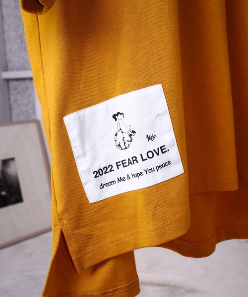 rovtski（ロフトスキー）の「DREAM ME PREMIUM T SHIRT/オーバーサイズ ドリーミー プレミアムTシャツ（Tシャツ/カットソー・メンズ・グリーン系その他/イエロー系その他/ホワイト系その他2/ホワイト系その他3/ブラック系その他2/ホワイト系その他/ブラック系その他/ホワイト系その他4/ホワイト系その他5/ブラック系その他3/ブラック系その他4/ブラック系その他5・FREE）」の13枚目の写真