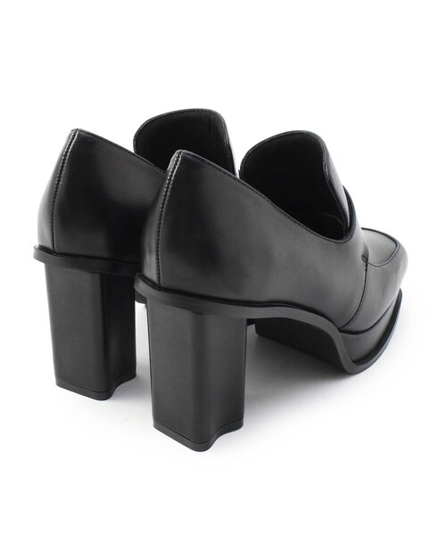 ESPERANZA（エスペランサ）の「厚底ローファーライクパンプス（ローファー・レディース・ブラック・LL/S/M/L）」の6枚目の写真