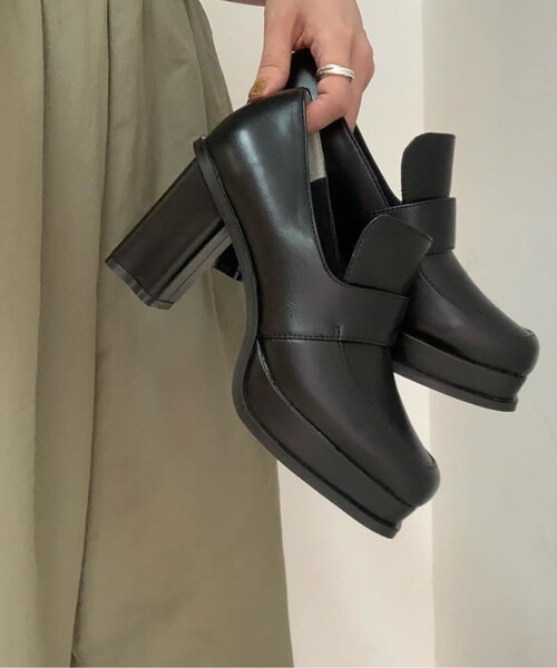 ESPERANZA（エスペランサ）の「厚底ローファーライクパンプス（ローファー・レディース・ブラック・LL/S/M/L）」の11枚目の写真