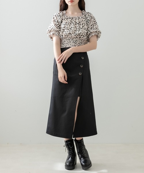 OLIVE des OLIVE(オリーブデオリーブ)の「オフショルブラウス(シャツ/ブラウス・レディース・ブラック/オフホワイト/サックスブルー/アイボリー・FREE)」の7枚目の写真