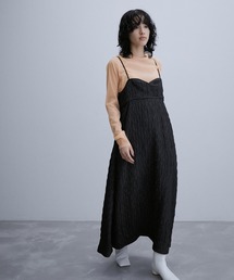 ADAM ET ROPE' | ふくれジャカードキャミワンピース(ワンピース)