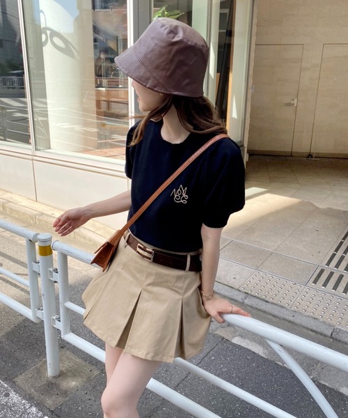 one after another NICE CLAUP(ワンアフターアナザーナイスクラップ)の「スクエアバックルベルト(ベルト・レディース・ブラック/ダークブラウン・FREE)」の10枚目の写真