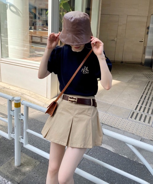 one after another NICE CLAUP(ワンアフターアナザーナイスクラップ)の「スクエアバックルベルト(ベルト・レディース・ブラック/ダークブラウン・FREE)」の11枚目の写真