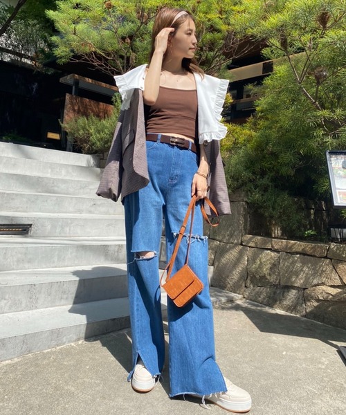 スクエアバックルベルト（ベルト）｜one after another NICE CLAUP