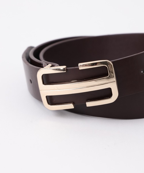 one after another NICE CLAUP(ワンアフターアナザーナイスクラップ)の「スクエアバックルベルト(ベルト・レディース・ブラック/ダークブラウン・FREE)」の18枚目の写真