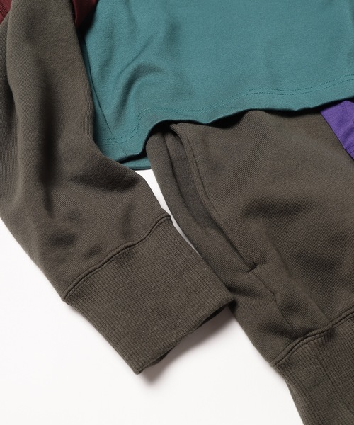 amok（アモク）の「FRAGILE TAPE PARKA（パーカー・メンズ・チャコール/ブルー・M/S/L）」の4枚目の写真