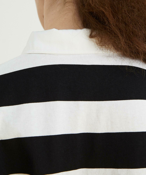 FRAPBOIS（フラボア）の「ロングラガー カットソー（Tシャツ/カットソー・レディース・ホワイト×ブラック/ドット・1/2）」の7枚目の写真