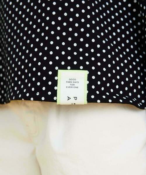 FRAPBOIS（フラボア）の「ロングラガー カットソー（Tシャツ/カットソー・レディース・ホワイト×ブラック/ドット・1/2）」の16枚目の写真