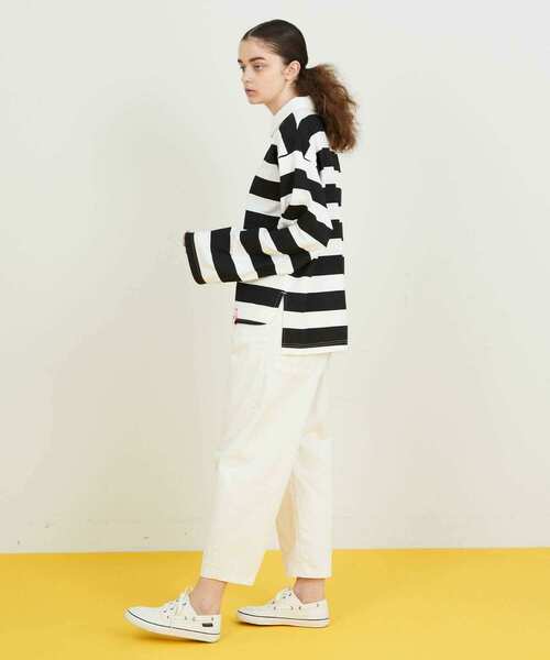 FRAPBOIS（フラボア）の「ロングラガー カットソー（Tシャツ/カットソー・レディース・ホワイト×ブラック/ドット・1/2）」の21枚目の写真