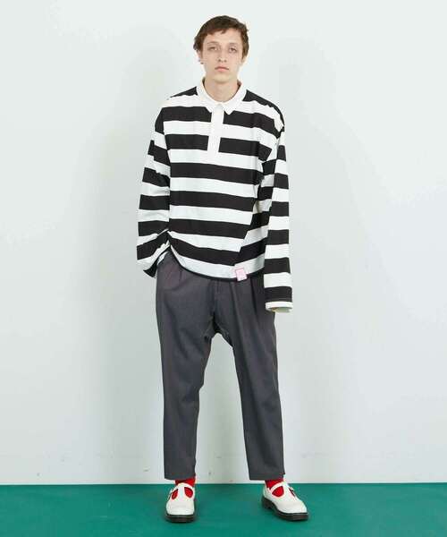 FRAPBOIS（フラボア）の「ロングラガー カットソー（Tシャツ/カットソー・レディース・ホワイト×ブラック/ドット・1/2）」の18枚目の写真