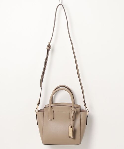 SALON de RUBAN(サロンドルヴァン)の「【SALON de RUBAN / サロン ド ルヴァン】 2wayハンドバッグ ポーチ付き(ハンドバッグ・レディース・ブラック/グレー/ブルー/パープル/グリーン/ライトグレー/ホワイト/ベージュ/ラベンダー/アイボリー/キャメル/レッド/ダークグリーン・FREE)」の7枚目の写真