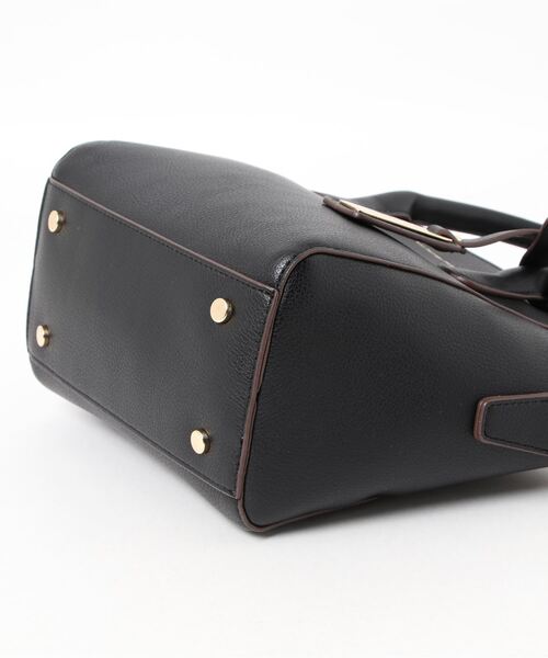 SALON de RUBAN(サロンドルヴァン)の「【SALON de RUBAN / サロン ド ルヴァン】 2wayハンドバッグ ポーチ付き(ハンドバッグ・レディース・ブラック/グレー/ブルー/パープル/グリーン/ライトグレー/ホワイト/ベージュ/ラベンダー/アイボリー/キャメル/レッド/ダークグリーン・FREE)」の15枚目の写真