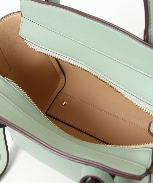 SALON de RUBAN(サロンドルヴァン)の「【SALON de RUBAN / サロン ド ルヴァン】 2wayハンドバッグ ポーチ付き(ハンドバッグ・レディース・ブラック/グレー/ブルー/パープル/グリーン/ライトグレー/ホワイト/ベージュ/ラベンダー/アイボリー/キャメル/レッド/ダークグリーン・FREE)」の20枚目の写真