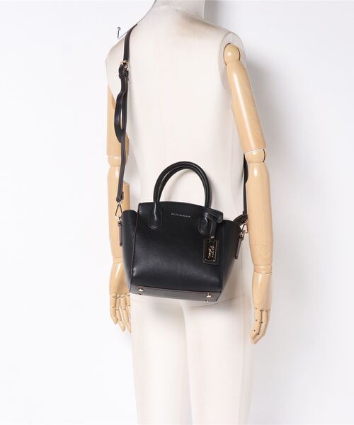 SALON de RUBAN(サロンドルヴァン)の「【SALON de RUBAN / サロン ド ルヴァン】 2wayハンドバッグ ポーチ付き(ハンドバッグ・レディース・ブラック/グレー/ブルー/パープル/グリーン/ライトグレー/ホワイト/ベージュ/ラベンダー/アイボリー/キャメル/レッド/ダークグリーン・FREE)」の22枚目の写真