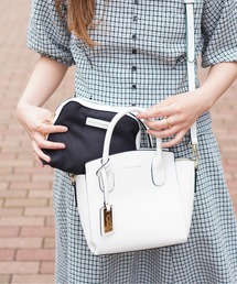 【SALON de RUBAN / サロン ド ルヴァン】 2wayハンドバッグ ポーチ付き