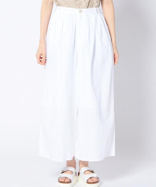 Another Edition(アナザーエディション)の「オックスフォードワイドパンツ/ AEBC OX WID PT◆(その他パンツ・レディース・ホワイト・フリー)」の2枚目の写真