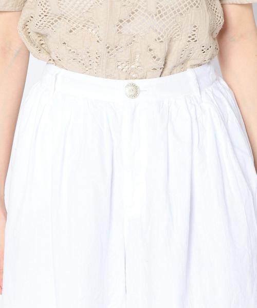 Another Edition(アナザーエディション)の「オックスフォードワイドパンツ/ AEBC OX WID PT◆(その他パンツ・レディース・ホワイト・フリー)」の4枚目の写真