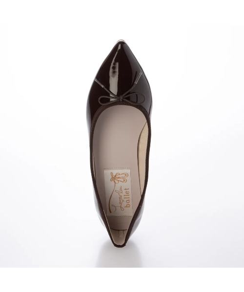 Launa lea(ラウナレア)の「【レイン対応】ポインテッドトゥバレエシューズ(RB4401A)(バレエシューズ・レディース・モカ/ブラック/ワイン/グレー系その他/ライトパープル/アイボリー/ダークブラウン・22.5cm/25.0cm/24.0cm/23.5cm/22.0cm/23.0cm/24.5cm/26.0cm/25.5cm/21.5cm/23.5㎝)」の13枚目の写真