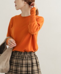 URBAN RESEARCH DOORS | ウールロングリブスリーブニット(ニット/セーター)