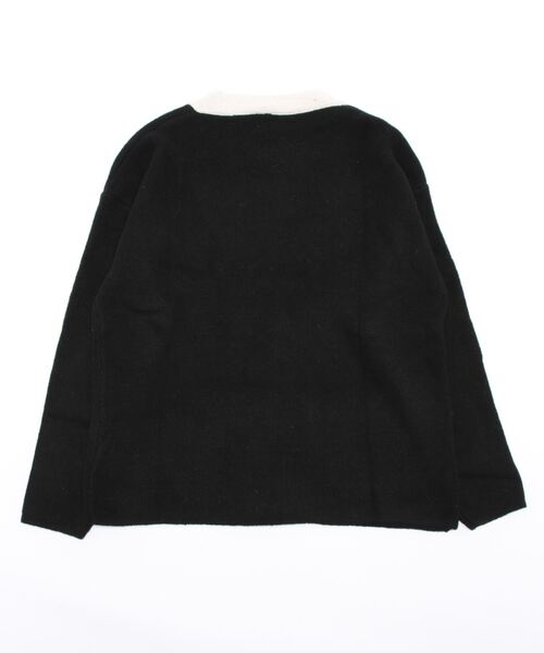 Jasmine Grandiflorum（ジャスミングランディフローラム）の「【Jasmine】ビッグシルエットダブルボタンニットカーディガン（カーディガン/ボレロ・レディース・ブラック/レッド/ブルー/グリーン/ホワイト・FREE）」の6枚目の写真