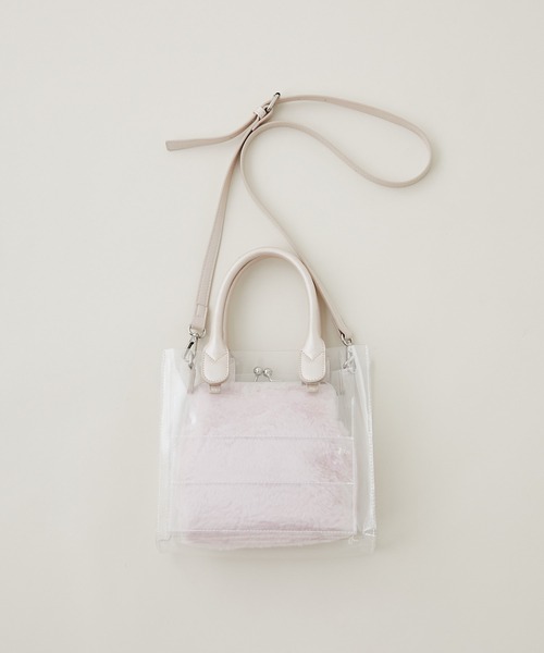 OLIVE des OLIVE（オリーブデオリーブ）の「Aimerianejoie痛バッグ（ショルダーバッグ・レディース・オフホワイト/ピンク・FREE）」の9枚目の写真