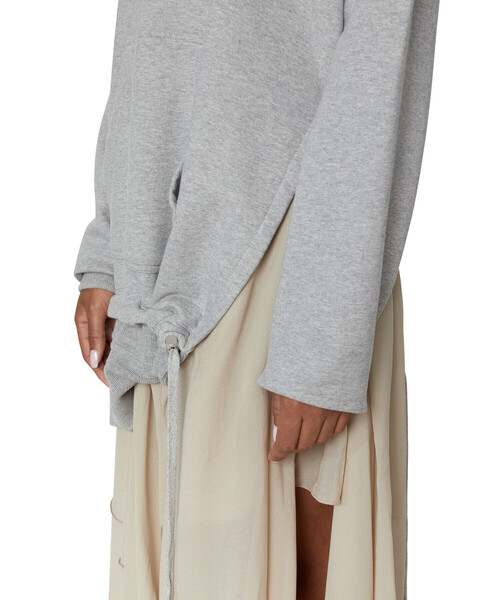 DIESEL（ディーゼル）の「レディース ワンピース スウェットパーカー（ワンピース・レディース・グレー/カーキ・SMALL/MEDIUM/LARGE/X-SMALL）」の3枚目の写真