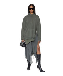 DIESEL | レディース ワンピース スウェットパーカー(ワンピース)